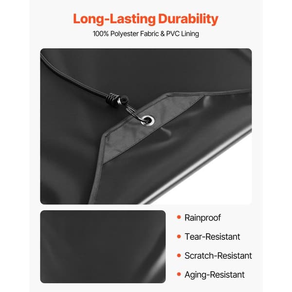 Fodral för Utomhusklimatanläggning-Duoku-81x81 cm-Polyester med PVC-foder-Regntålig