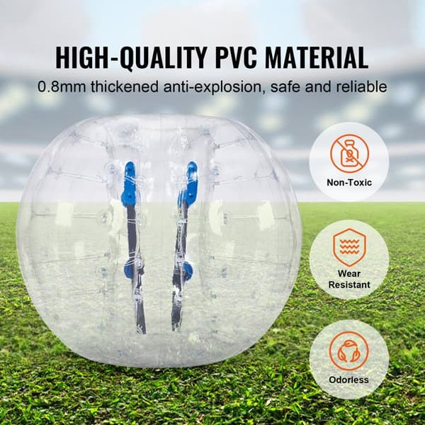 Ilmaisin Puskuripallo - DUOKU - HCPPQ-007 - 1,5 m - PVC 0,8 mm - Läpinäkyvä Transparent