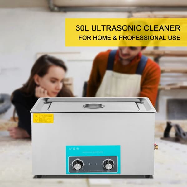 Ultralydsrenser-Duoku-30 L-Digital Timer og Opvarmning- Rustfrit Stål-Knappen kontrol