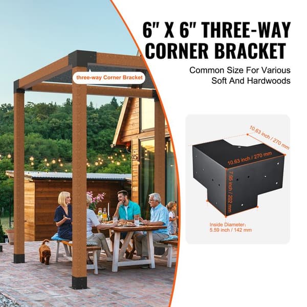 Tuet - DUOKU - 6''x6'' - 4 Kappaletta - Teräs - Vankat Tuet Teltoille
