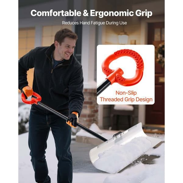 Snöskyffel - DUOKU - H915 - PEHD-blad 91,5 cm - Ergonomiskt segmenterat handtag - Lätt 2,84 kg