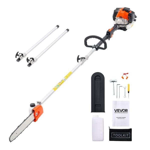 Grenklippare - DUOKU - 25 cc - Termisk - Utdragbar stång 2,12-3,62 m - 1,2 hk