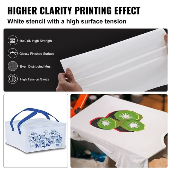"Serigrafisets-Duoku- 20x24"- Aluminium- 2 Ramar- med 160 Maskor, Nylon Högspänning och Tätningsband"