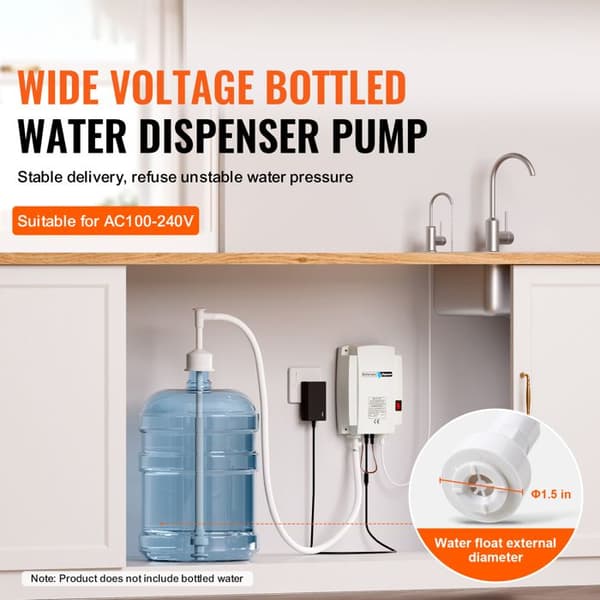 Vattenpump System - DUOKU - 5 Gallon - 2,8-4,1 bar - 50 W - Flöde 2,5 L/min