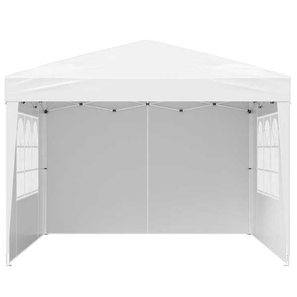 Tonnelle Pop-up - DUOKU - 2,95x2,95 m - Sidevægge - Ventilerede Vinduer - Nem Montering