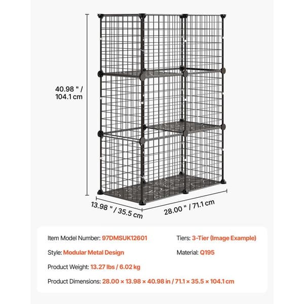 Indendørs Kattebur med 3 Niveauer - Duoku - Dimensioner 71,1x35,5x104,1 cm, Sort - Egnet til 1 til 2 Katte og Andre Små Dyr