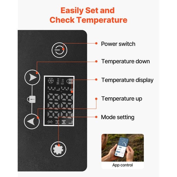 Kylbox med kompression - DUOKU - EB18-C - 15 L - -20°C till 20°C - 12/24V & 100-240V