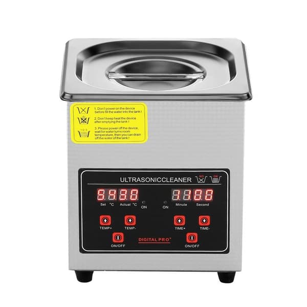 Ultralydsrenser - DUOKU - 2 L - Rustfrit stål SUS304 - Opvarmning 160 W - Digital timer 30 min