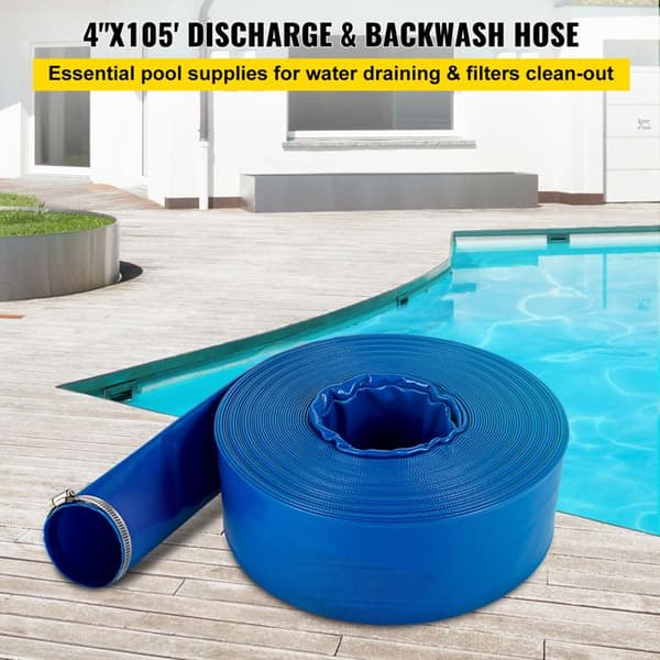 Avloppsrör - DUOKU - SPDH-3544 - 4" x 105' - PVC - Tryck 60 psi Blå