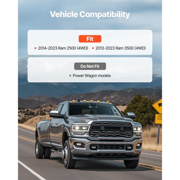 Forhjulsniveau løfteset 2,5 Tommer-Duoku-til Dodge Ram 2500 4WD-Chassisløfteset med afstandsstykker