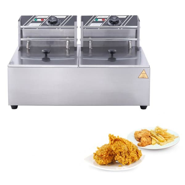 Elfrityr - DUOKU - 24 L - 5000 W - Rostfritt stål - Temperatur 50-200 °C