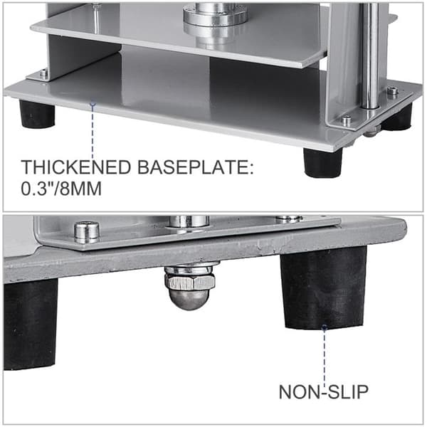 Manuaalinen sitomakone - DUOKU - 12 x 8,7 tuumaa - A4 - 3306 lbs - Teräs