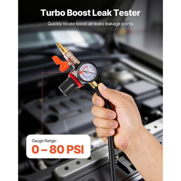 Lækagetester - Duoku - til Turbo-system - Tilpasset til kontrol af luftvekslere og indsugningskanaler