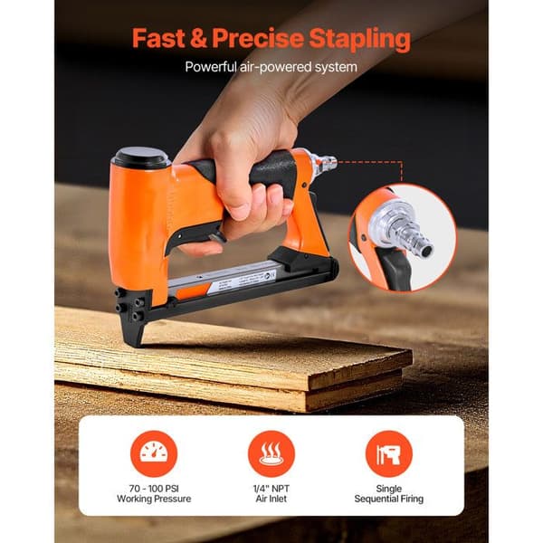 Pneumatisk Häftmaskin - DUOKU - MT5016S - Kaliber 20 - Kapacitet 110 PCS - Ergonomisk