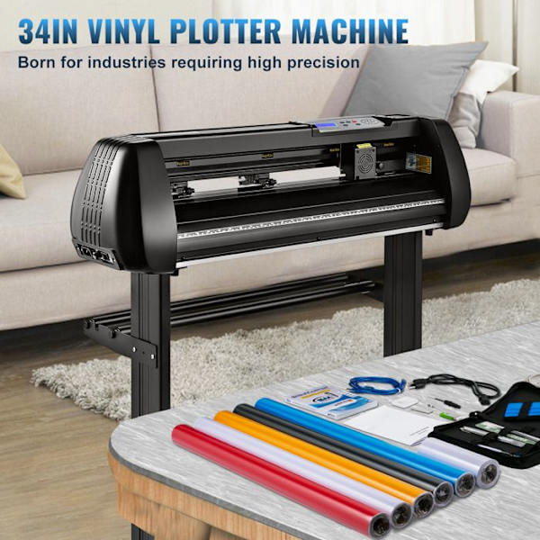 Vinylskærer - DUOKU - 34" Plotter - Bluetooth - Justerbar Hastighed - Høj Præcision