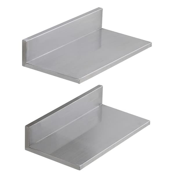 Vägg hylla - DUOKU - 16" x 8,6" - Rostfritt Stål - Väggmontering - Robust