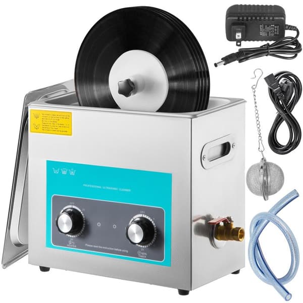Ultralydsrenser til vinylplader - DUOKU - Duoku 6L 40 kHz - Rustfrit stål 304 - Opvarmning 300W - Timer 30 min