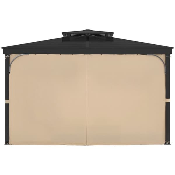 Yksityisyysverho ulkoterassille-Duoku-281x373x213 cm-Yleiset auringonsuojaverhot, vedenpitävä polyesteri
