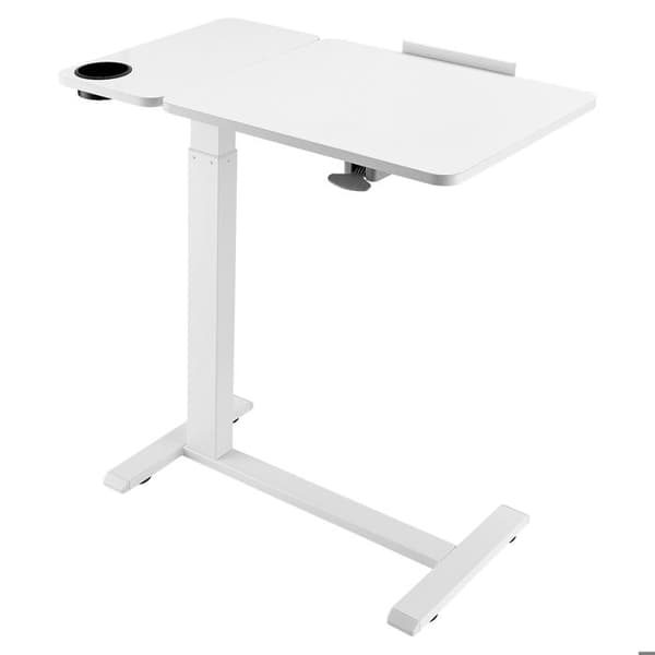 Mobil Sengebord - DUOKU - GT-SR65-B5 - Sammenklappeligt Bord - Justerbart Bærbart Skrivebord - Hvid