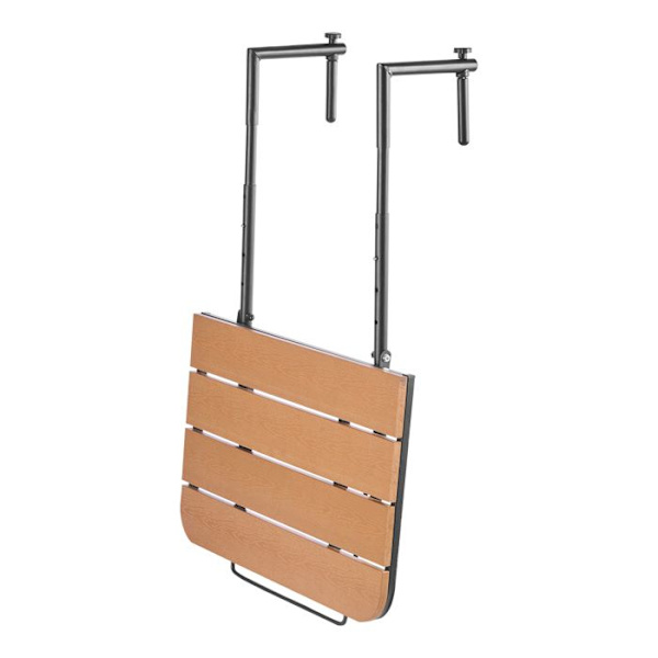 Svævende Bord - DUOKU - Foldbart Barbord - Justerbart - Rustfrit Stål - Have