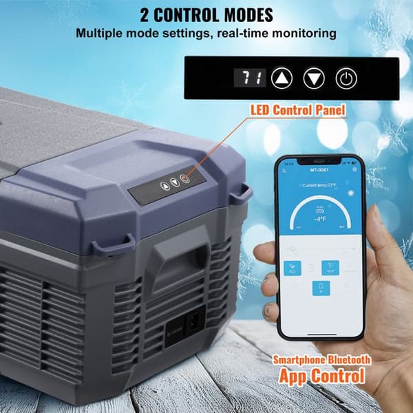 Bärbar Kyla - DUOKU - Modell NL15 - 15 L - Temperatur -20 till 20 ℃ - 12 Volt