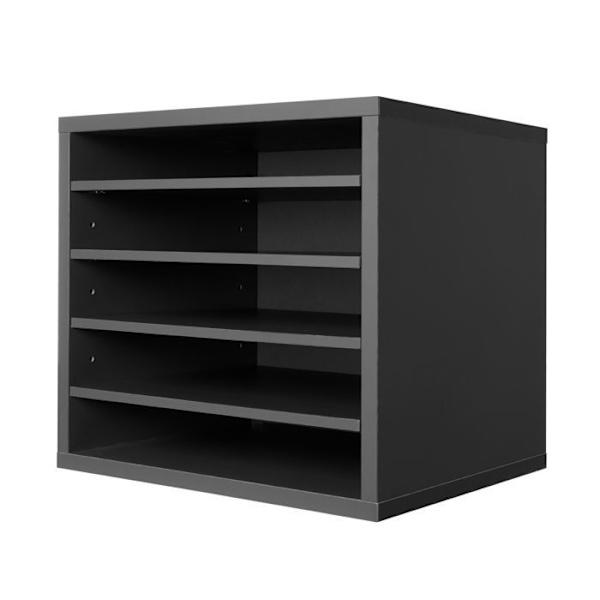 Dokument Organizer - DUOKU - KLFC-16 - 5 Fage - MDF Opbevaring - Grå Grå