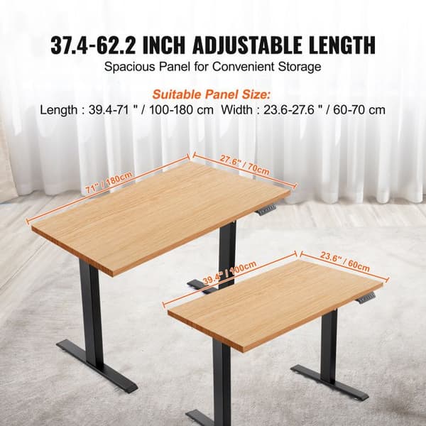 Kontorramme - DUOKU - Justerbar - Ergonomisk - Sort - Belastning 80 kg Svart