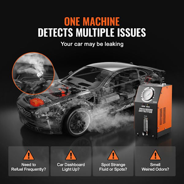Lækagedetektor - DUOKU - SD307 - 2 tilstande - 12V - 8 L/min