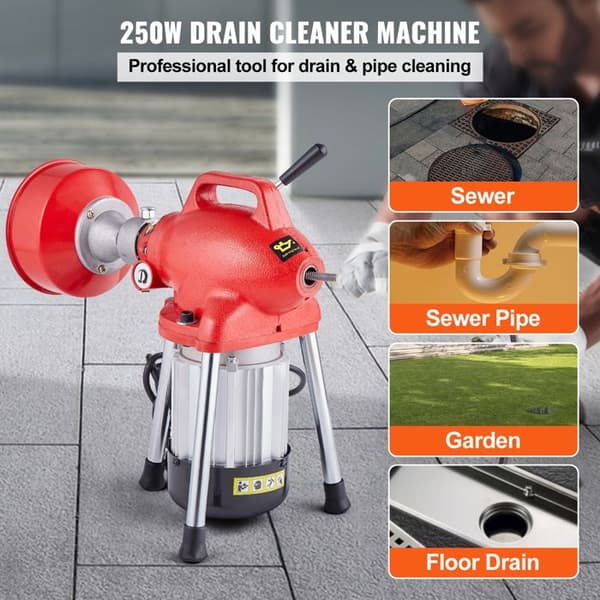 Rørretningsmaskine - DUOKU - Model 66FT - 250W - 2 Stålkabler - Ledningsbaseret