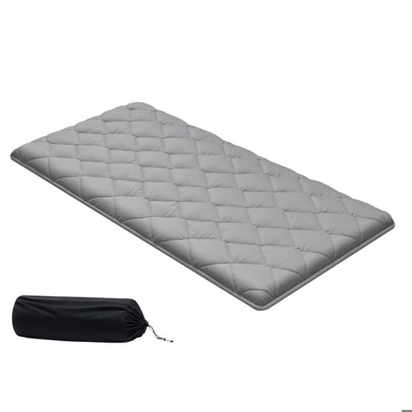 Futonmadrass - DUOKU - KZ-003 - 203x99x8,9 cm - Grå - 9 lager minnesskum Grå