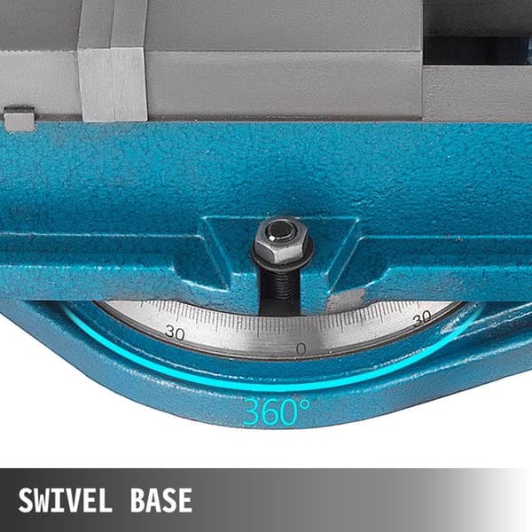 Precisionskruvstycke-Duoku-4 tum-Roterande bas 360 °-Bordsskruvstycke Accu Lock-Bredd 100 mm