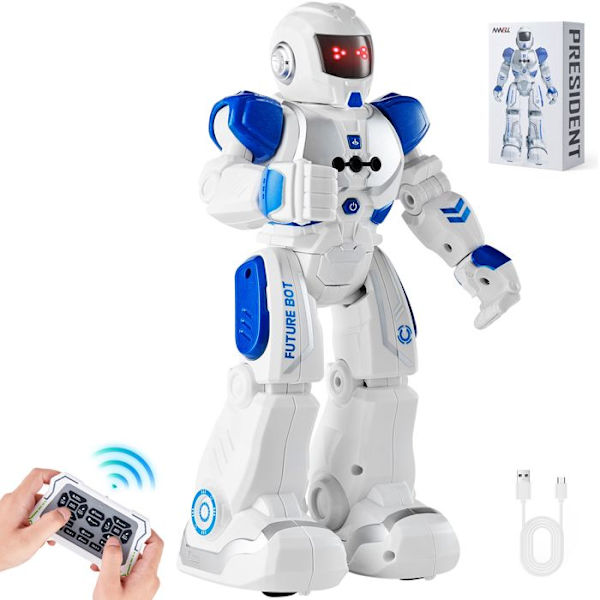 RC Robotleksaker för Barn-Duoku-Gestigenkänning-Programmerbar-Interaktiv Intelligent, Går, Sjunger, Dansar