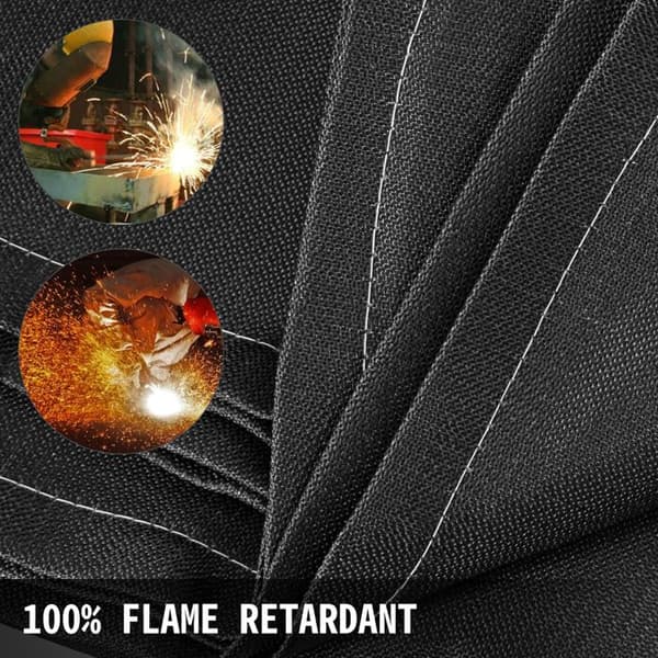 Svetsskydd-Duoku- 6x10 FT - Robust Brandbeständig Glasfiber- Fun€ksprut och Stänk