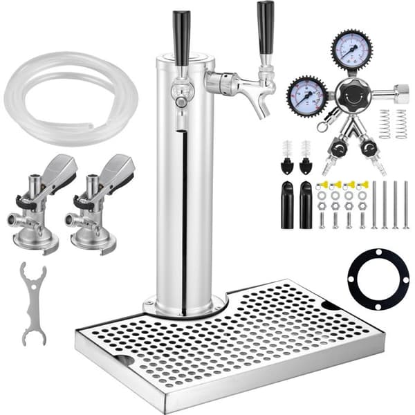 Kit til tønde - DUOKU - Dobbelt haner - 5,4 kg - System A - Regulator W21,8