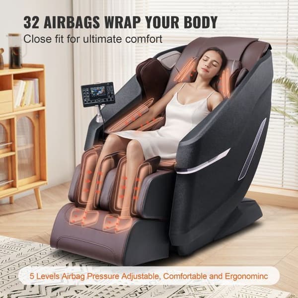 3D Shiatsu Hierontatuoli - DUOKU - BH-6223 - 10-18 Modusta - Lämmitys - Bluetooth