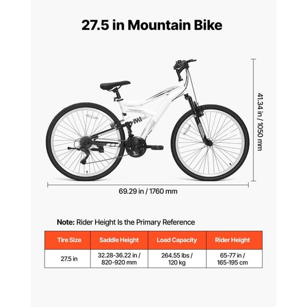 VTT - DUOKU - sdc-05 - 27,5 tum - 18 växlar - Fullfjädrad upphängning