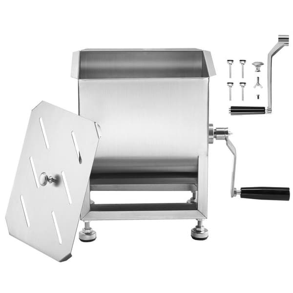 Håndkødhakker - DUOKU - Model BX-10B - Kapacitet 15 L - Rustfrit Stål - 4,7 kg