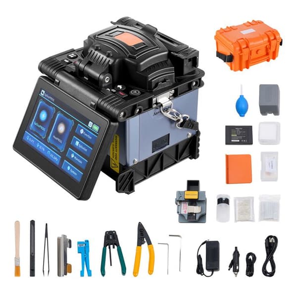 Fiber Optic Splicer 6 Motors-Duoku-Splicing 6 s and Heating 13 s-Touch Screen 5"