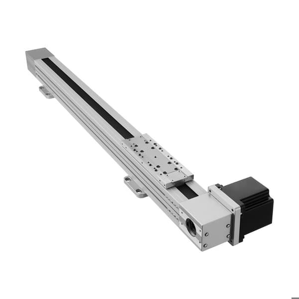 CNC lineær aktuator med rem - DUOKU - CMK65-D150-C-600-FWL86 - Slag 600 mm - Forkromet stål/aluminium - 24–75 V DC