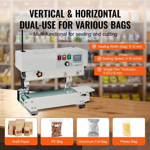 Säckssvets - DUOKU - 900MLP - Digital Kontrol - 600 W - 0-16 m/min