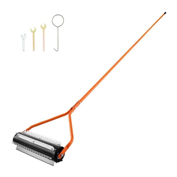 Vandafvisningsrulle - DUOKU - DBS-14.1ft - Skaft 4,3 m - Rustfrit stål - 6 tænder