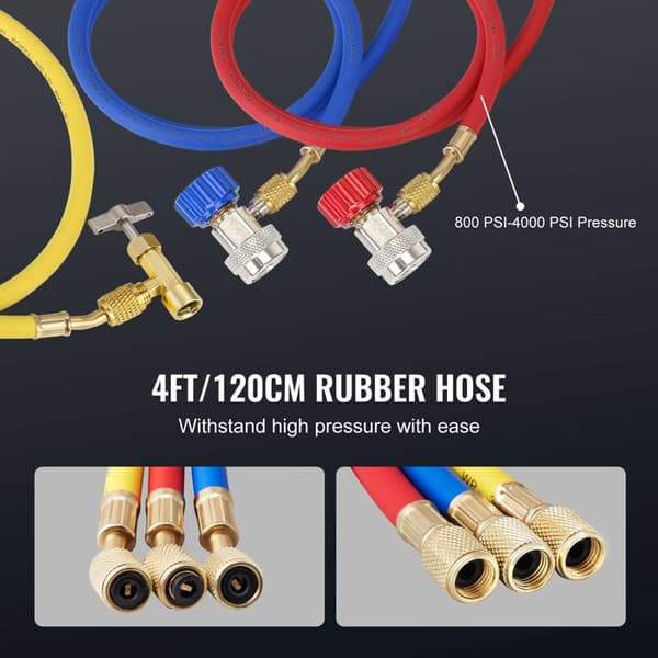 Vakuumpumpe - DUOKU - TW-1.5K(R32) - 1/4 HK - 180 W - 4,5 CFM