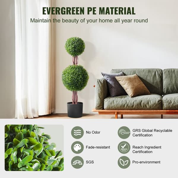Topiary Træ Sæt - DUOKU - Dobbelt - 8 Tommer - 2 Stykker - UV-Bestandig
