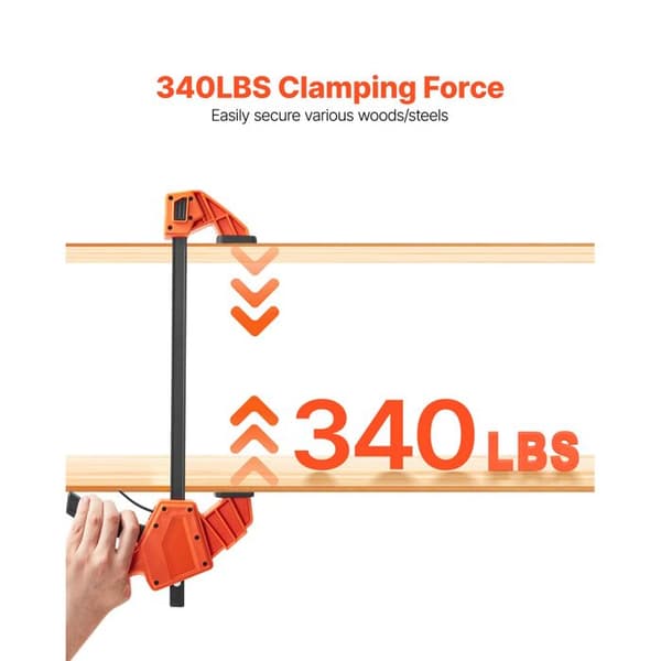 Set med 2 snabblåsad skruvstycken-Duoku-Käftöppning på 30,48 cm-Maximal kapacitet på 154 kg