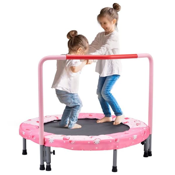 Trampolin - DUOKU - Mini Fällbar 36" - Med Handtag - För Barn - Inomhus/Ute
