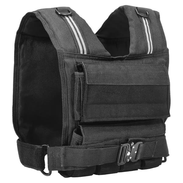 Viktad väst - DUOKU - JS-VEST007 - 35 lb (15,85 kg) - Nylon 1000D - Reflekterande band