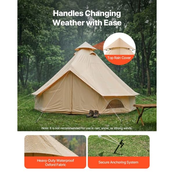 Tält Yurt - DUOKU - 121267 - 4 platser - Diameter 4 m - Alla säsonger