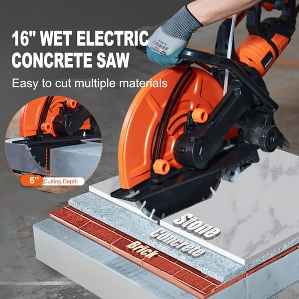 Elektrisk Betonsav - DUOKU - DC425 - 3200 W - Skæredybde 152 mm - Skive 42,5 cm