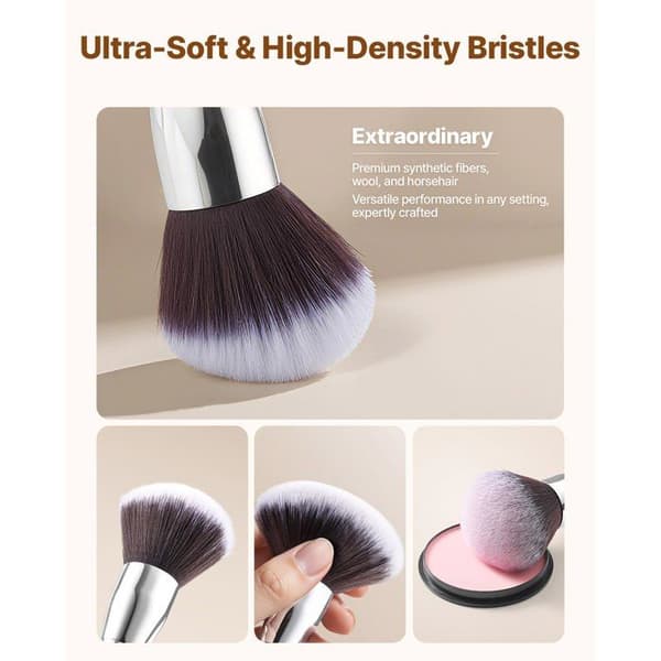 Makeup Penslar 34 PCS-Duoku-Professionell Makeup Pensel-för Foundation-Ögonskugga-Concealer