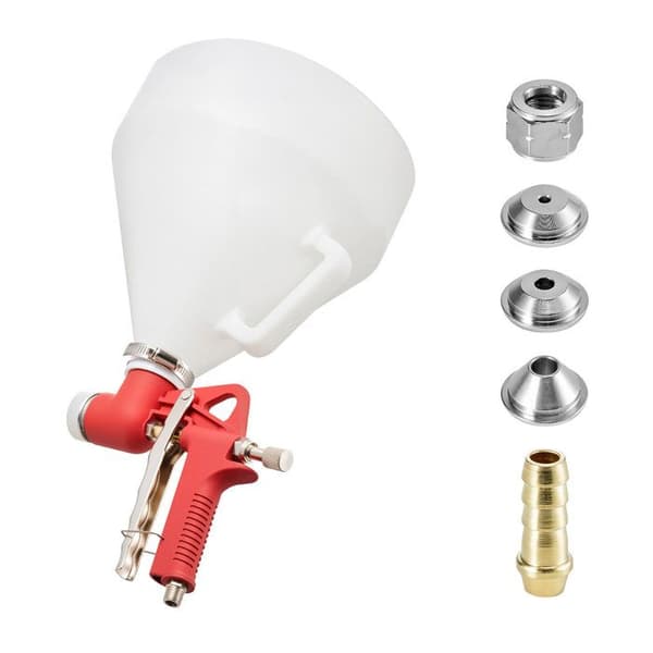 Pneumatisk målarpistol - DUOKU - B002-A - 3 utbytbara munstycken - Tratt 4,5 L - Flöde 4800 ml/min